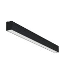 Lampy wiszące nad biurko - Azzardo LINELIO OPAL 212 CCT DIMM BK Czarny 1xLED Sufitowa lub Wisząca Przełącznik Zmiany Barwy AZ5658 - product 1