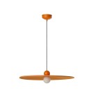 Lampy wiszące designerskie - Azzardo FREYA ORANGE Pomarańczowy 1xLED Wisząca Filcowa Kapelusz AZ5906 - product 1
