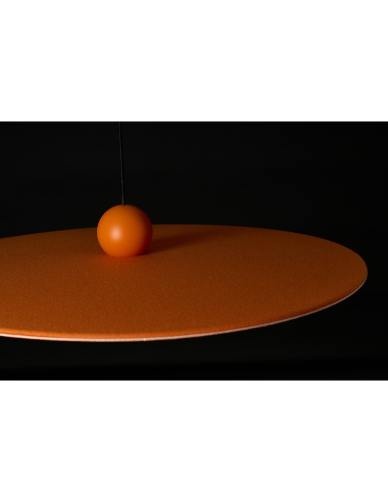 Azzardo FREYA ORANGE Pomarańczowy 1xLED Wisząca Filcowa Kapelusz AZ5906