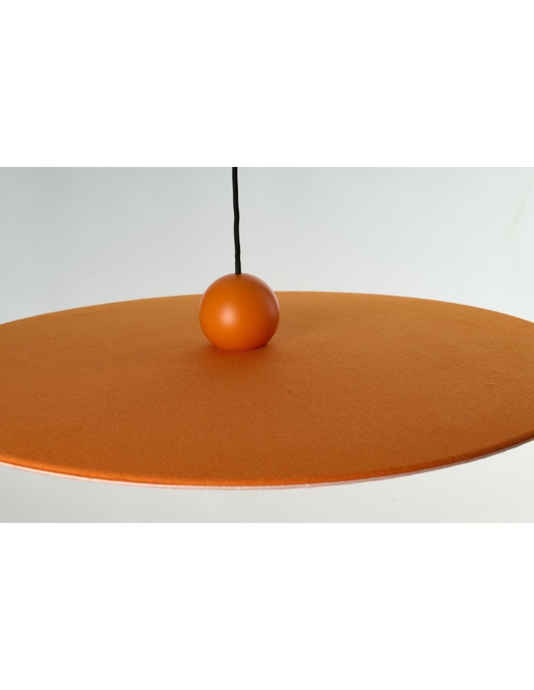 Azzardo FREYA ORANGE Pomarańczowy 1xLED Wisząca Filcowa Kapelusz AZ5906