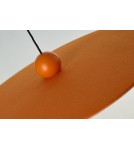 Lampy wiszące designerskie - Azzardo FREYA ORANGE Pomarańczowy 1xLED Wisząca Filcowa Kapelusz AZ5906 - product 7