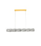 Azzardo FLORENCE Wisząca DIMM GO Złoty Połysk/Transparentny 1xLED Kryształowa Opcja Ściemniania AZ6187 Azzardo FLORENCE Wisząca DIMM GO Złoty Połysk/Transparentny 1xLED Kryształowa Opcja Ściemniania AZ6187