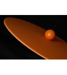 Lampy wiszące designerskie - Azzardo FREYA ORANGE Pomarańczowy 1xLED Wisząca Filcowa Kapelusz AZ5906 - product 10