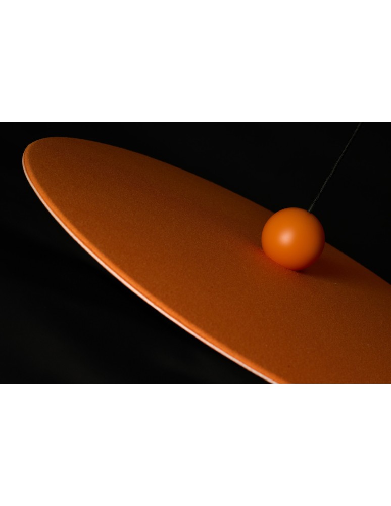 Azzardo FREYA ORANGE Pomarańczowy 1xLED Wisząca Filcowa Kapelusz AZ5906