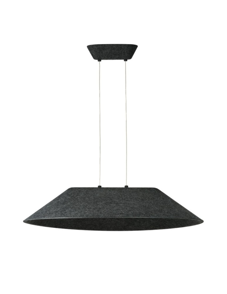 Azzardo FELMAN BK Czarny 1xLED Wisząca Lampa z Filcu Opcja Ściemniania AZ5900 Azzardo FELMAN BK Czarny 1xLED Wisząca Lampa z Filcu Opcja Ściemniania AZ5900