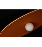 Lampy wiszące designerskie - Azzardo FREYA ORANGE Pomarańczowy 1xLED Wisząca Filcowa Kapelusz AZ5906 - product 11