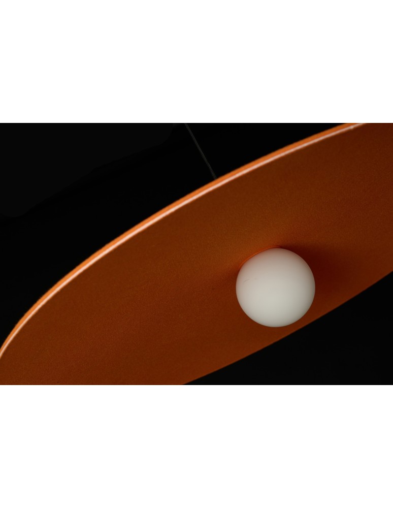 Azzardo FREYA ORANGE Pomarańczowy 1xLED Wisząca Filcowa Kapelusz AZ5906