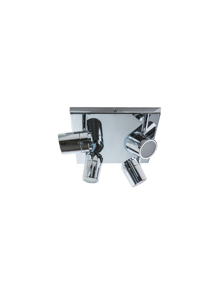 Lampy sufitowe łazienkowe - Azzardo NOEMIE 4 4xGU10 Sufitowa Chrom IP44 AZ2557 - produkt kolory-swiatla.pl 1