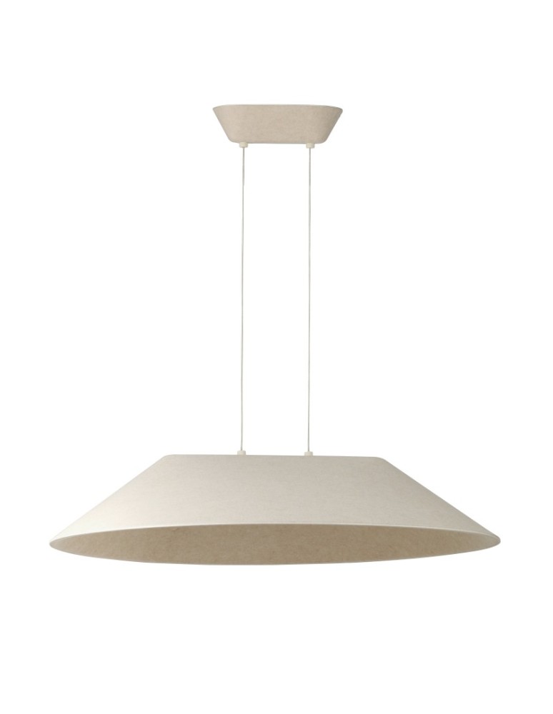 Azzardo FELMAN BEIGE Beżowy 1xLED Wisząca Lampa z Filcu Opcja Ściemniania AZ5899