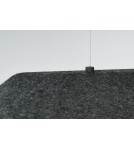 Azzardo FELMAN BK Czarny 1xLED Wisząca Lampa z Filcu Opcja Ściemniania AZ5900 Azzardo FELMAN BK Czarny 1xLED Wisząca Lampa z Filcu Opcja Ściemniania AZ5900