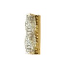 Azzardo FLORENCE WALL GO Złoty Połysk/Transparentny 1xLED Ścienna Kryształowa AZ6188 Azzardo FLORENCE WALL GO Złoty Połysk/Transparentny 1xLED Ścienna Kryształowa AZ6188