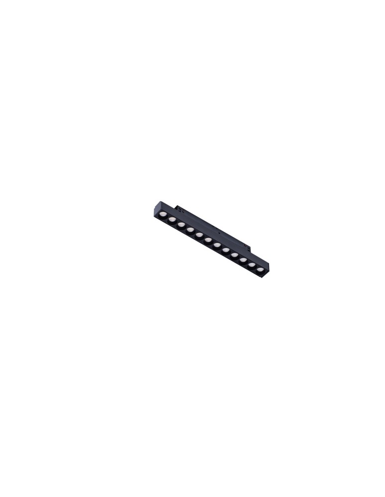 Azzardo ALFA KIRA TRACK MAGNETIC 12W POINTS50 CCT BLUETOOTH Lampa do Szyny Magnetycznej Czarny Mat AZ4901