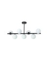 YASKR Lampa Sufitowa Bolti 7xE14 czarna PLC0104-BK 101 cm 