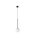 Lampy wiszące kule - YASKR Lampa Wisząca Bolti 1xE14 czarna PL0112-BK   - product 1