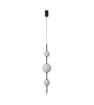 YASKR Lampa Wisząca Bolti IP44 LED czarna PL0109-3 YASKR Lampa Wisząca Bolti IP44 LED czarna PL0109-3