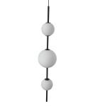 YASKR Lampa Wisząca Bolti IP44 LED czarna PL0109-3 YASKR Lampa Wisząca Bolti IP44 LED czarna PL0109-3