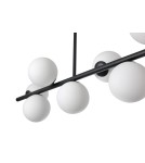 Lampy wiszące kule - YASKR Lampa Sufitowa Bolti 7xE14 czarna PLC0104-BK 101 cm  - product 6
