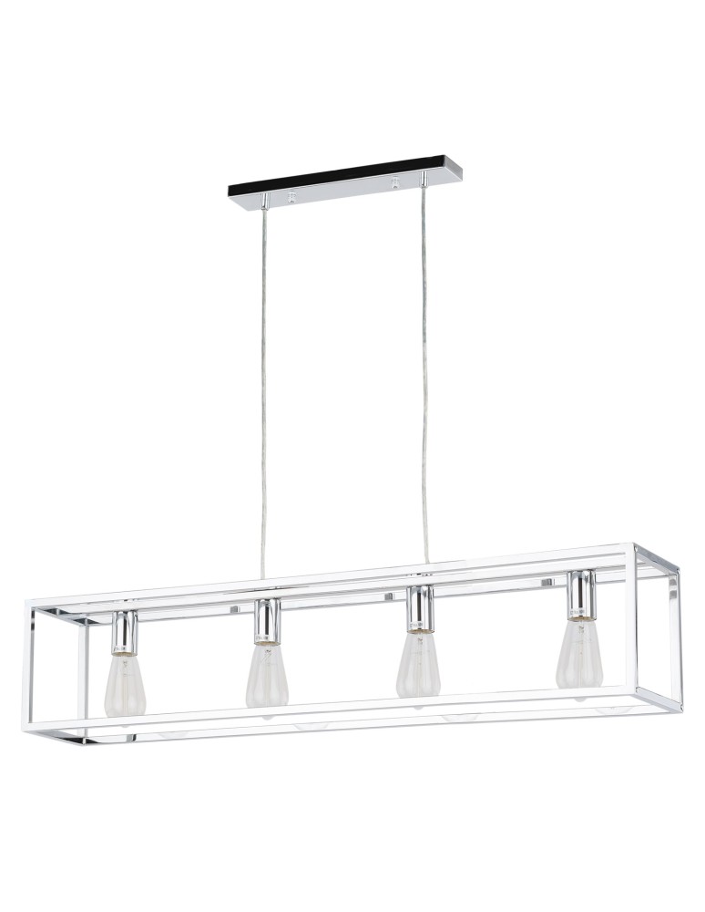 Lampy wiszące loftowe - ITALUX Sigalo Wisząca 4xE27 MD-BR4366-D4 CH - produkt kolory-swiatla.pl 1