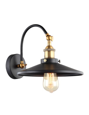 ITALUX Verda Kinkiet 1xE27 MBM-3458/1 BK+GD