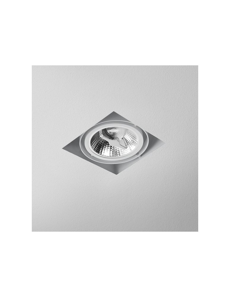 Lampy podtynkowe bezramkowe - trimless - Aqform SQUARES 111x1 trimless 230V Wpust 37511-0000-U8-PH - produkt kolory-swiatla.pl 1