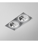 Lampy podtynkowe bezramkowe - trimless - Aqform SQUARES 111x2 trimless 230V Wpust 37512-0000-U8-PH - product 1