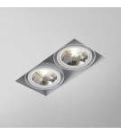 Lampy podtynkowe bezramkowe - trimless - Aqform SQUARES 111x2 12V trimless Wpust 31912-0000-T8-PH - product 1