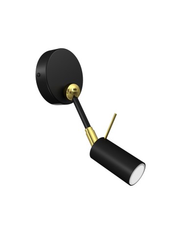 Milagro Kinkiet IRIS Black/Gold 1x mini GU10 MLP7269