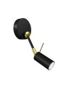 Milagro Kinkiet IRIS Black/Gold 1x mini GU10 MLP7269