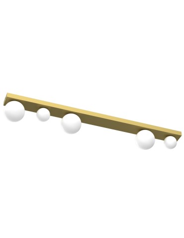 Milagro Lampa sufitowa BIBIONE GOLD 5xG9 MLP8398