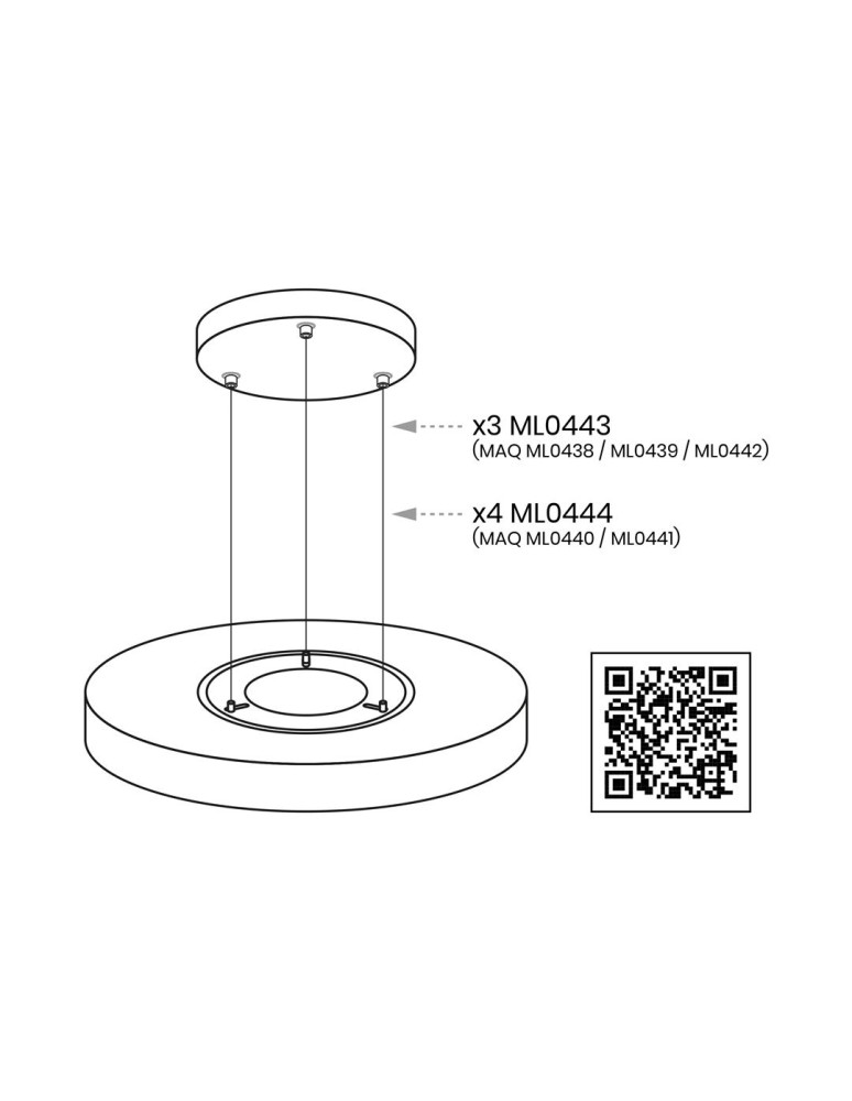 Milagro Plafon MAQ 40W 3CCT Czarny ML0441 Milagro Plafon MAQ 40W 3CCT Czarny ML0441