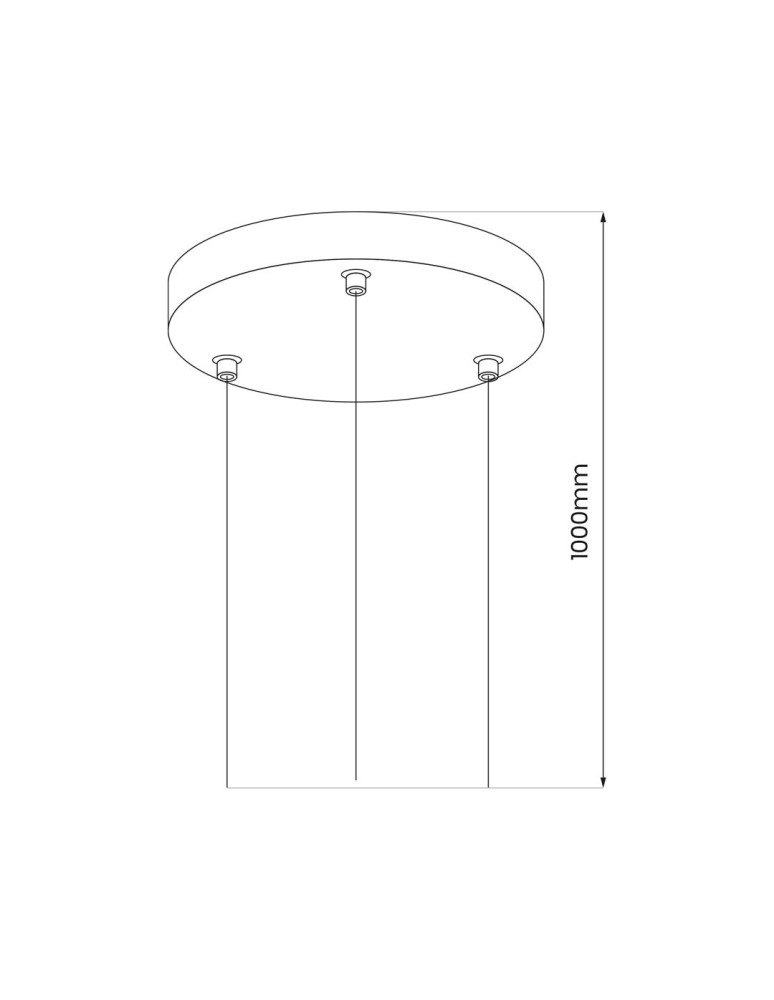 Milagro Zawiesie Plafon MAQ 18W / 24W / 50W ML0443 Milagro Zawiesie Plafon MAQ 18W / 24W / 50W ML0443