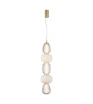 Lampy wiszące designerskie - Milagro Lampa wisząca CARO GOLD 40W LED ML0361 - product 1