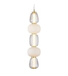 Lampy wiszące designerskie - Milagro Lampa wisząca CARO GOLD 40W LED ML0361 - product 2