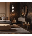 Lampy wiszące designerskie - Milagro Lampa wisząca CARO GOLD 40W LED ML0361 - product 4