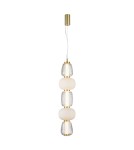 Lampy wiszące designerskie - Milagro Lampa wisząca CARO GOLD 40W LED ML0361 - product 6