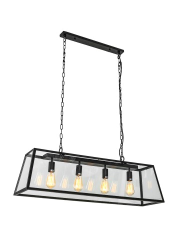ITALUX Laverno Wisząca 4xE27 MD-102721-4-B - produkt 2