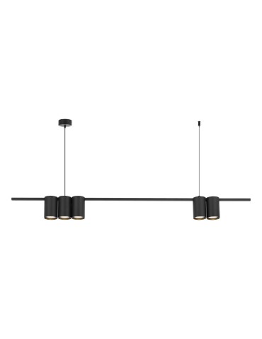 Milagro Lampa wisząca (listwa) GENESIS BLACK 5xGU10 ML0367
