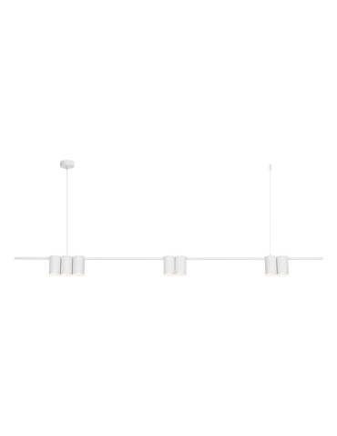 Milagro Lampa wisząca (listwa) GENESIS WHITE 7xGU10 ML0371