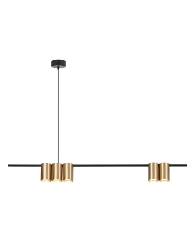Milagro Lampa wisząca (listwa) GENESIS BLACK GOLD 7xGU10 ML0372 - produkt 2