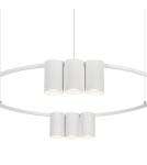 Lampy wiszące okręgi - Milagro Lampa wisząca (koło) GENESIS WHITE 10xGU10 ML0374 - product 2
