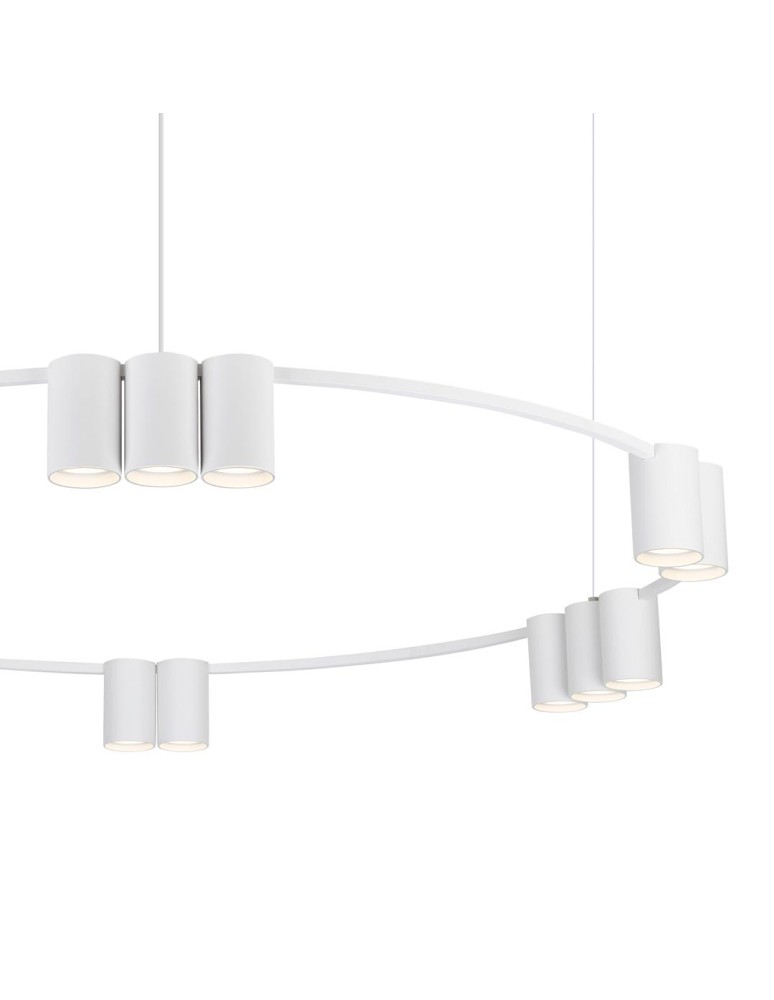 Milagro Lampa wisząca (koło) GENESIS WHITE15xGU10 ML0377