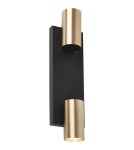 Milagro GENESIS WALL BLACK GOLD 2xGU10 ML0380 Milagro GENESIS WALL BLACK GOLD 2xGU10 ML0380