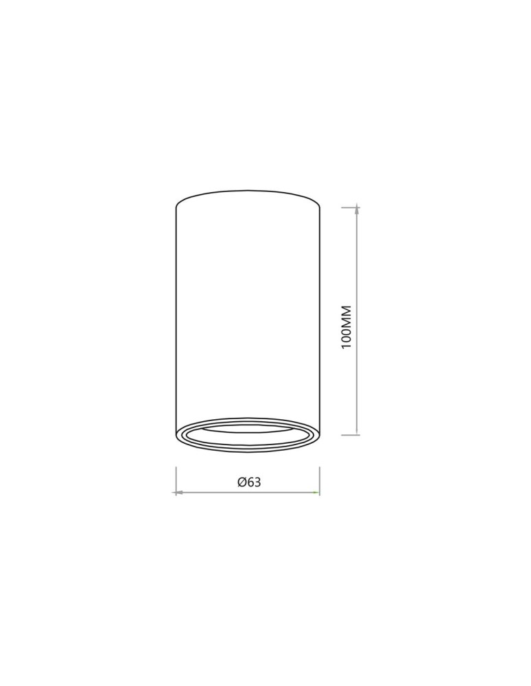 Milagro GENESIS SPOT WHITE 1xGU10 10cm ML0382