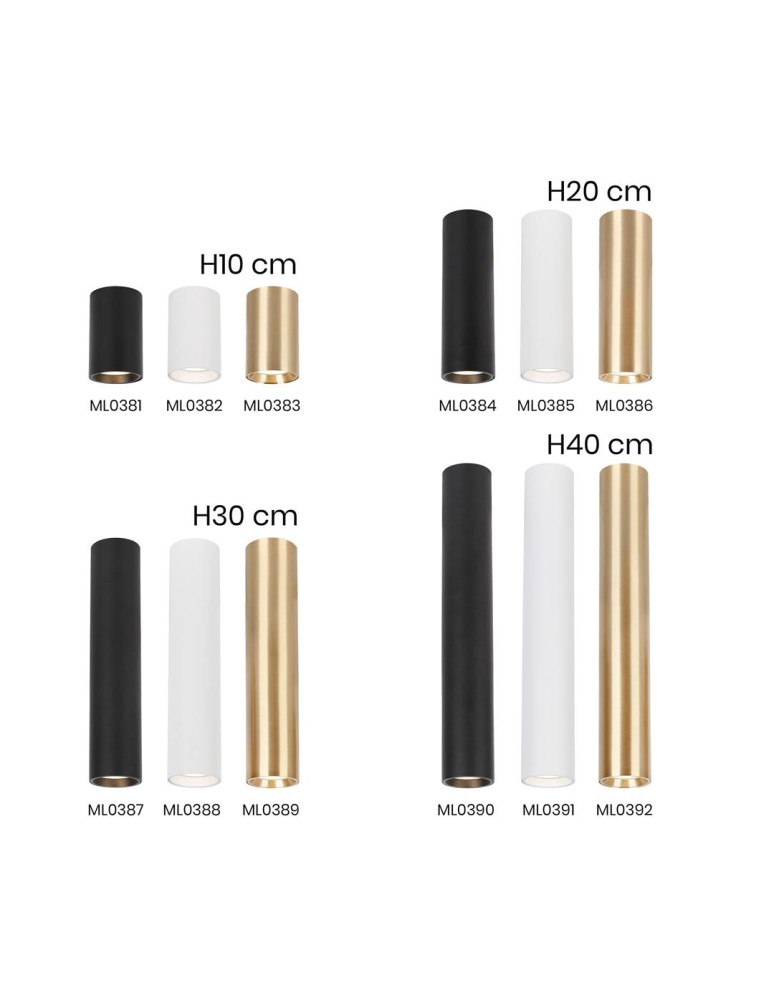 Milagro GENESIS SPOT GOLD 1xGU10 10cm ML0383 Milagro GENESIS SPOT GOLD 1xGU10 10cm ML0383