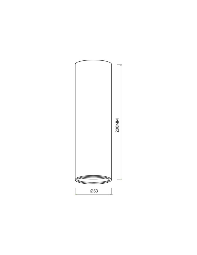 Milagro GENESIS SPOT BLACK 1xGU10 20cm ML0384 Milagro GENESIS SPOT BLACK 1xGU10 20cm ML0384