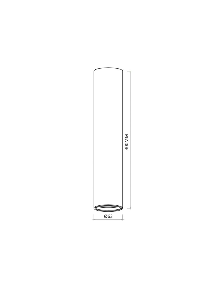 Milagro GENESIS SPOT GOLD 1xGU10 30cm ML0389 Milagro GENESIS SPOT GOLD 1xGU10 30cm ML0389