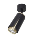 Milagro FLOWER BLACK GOLD SPOT 1xGU10 ML0264 Milagro FLOWER BLACK GOLD SPOT 1xGU10 ML0264