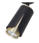 Milagro FLOWER BLACK GOLD SPOT 1xGU10 ML0264 Milagro FLOWER BLACK GOLD SPOT 1xGU10 ML0264