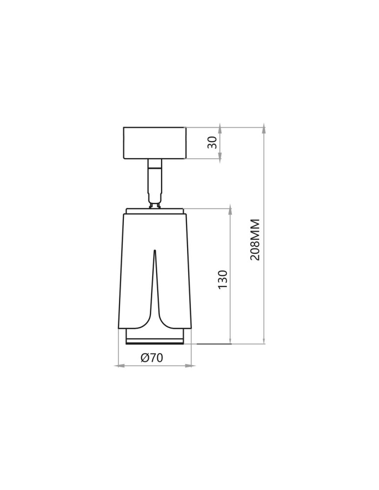 Milagro FLOWER BLACK GOLD SPOT 1xGU10 ML0264 Milagro FLOWER BLACK GOLD SPOT 1xGU10 ML0264