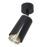 Milagro FLOWER BLACK GOLD SPOT 1xGU10 ML0264 Milagro FLOWER BLACK GOLD SPOT 1xGU10 ML0264